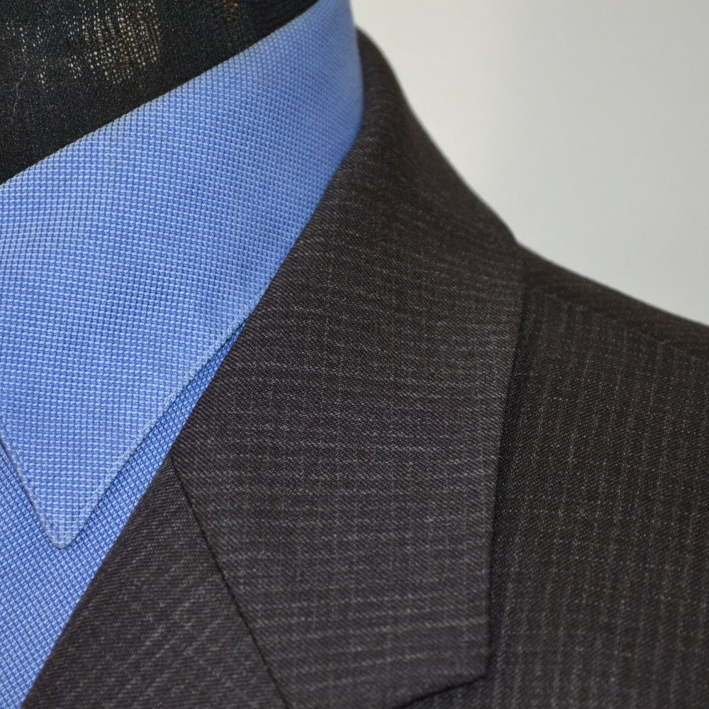 Ferrini 42R Sport Coat Blazer Suit Jacket Charcoal - Picture 2 of 8